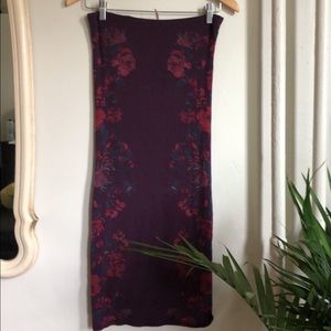 Free People Floral Tube Dress